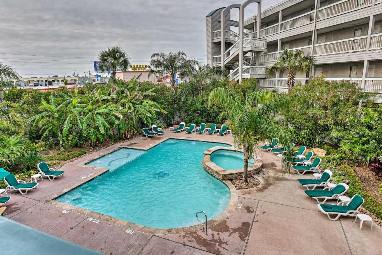 Galveston Condo With Oceanfront Views And 2 Pools Bagian luar foto