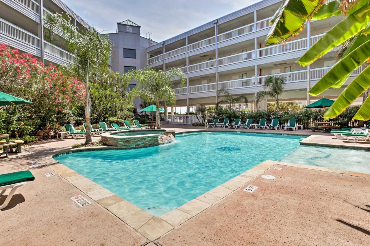 Galveston Condo With Oceanfront Views And 2 Pools Bagian luar foto